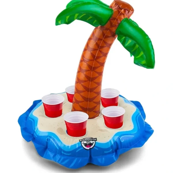 Online JUMBO Drink Beer 5 Party Cup Holder - Inflatable Palm Tree Blow up Pool Float - Miniature Marvels: Airplane Models & Painted Dice Egpull