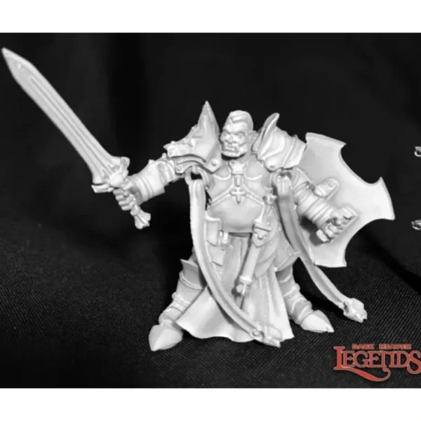 Hot Jurden, Half Orc Paladin: Dark Heaven Legends RPR 03722 - Miniature Marvels: Airplane Models & Painted Dice Miniature