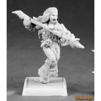 Clearance Kaya The Reaper, Female Barbarian Sergeant: Warlord RPR 14600 - Miniature Marvels: Airplane Models & Painted Dice Miniature