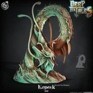 Sale Kepesk (Ancient Sea Dragon) - Miniature Marvels: Airplane Models & Painted Dice Miniature