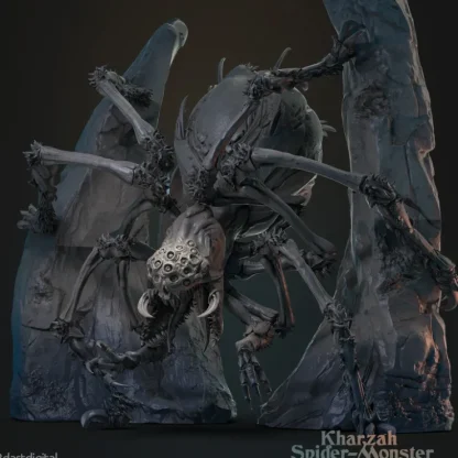 New Kharzah Spider Monster - Miniature Marvels: Airplane Models & Painted Dice Miniature