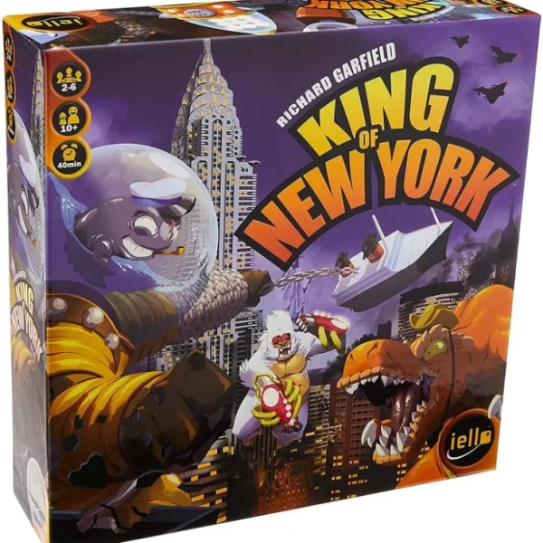 Online King of New York - IEL 51170 - Miniature Marvels: Airplane Models & Painted Dice Board Game