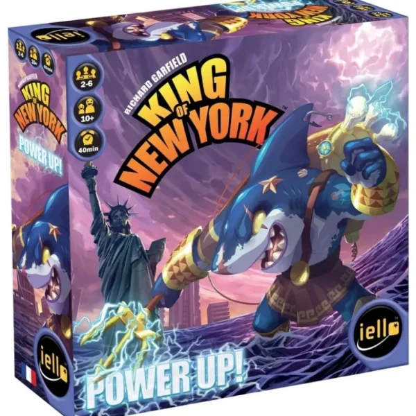 Hot King of New York: Power up Expansion - IEL 51290 - Miniature Marvels: Airplane Models & Painted Dice Board Game