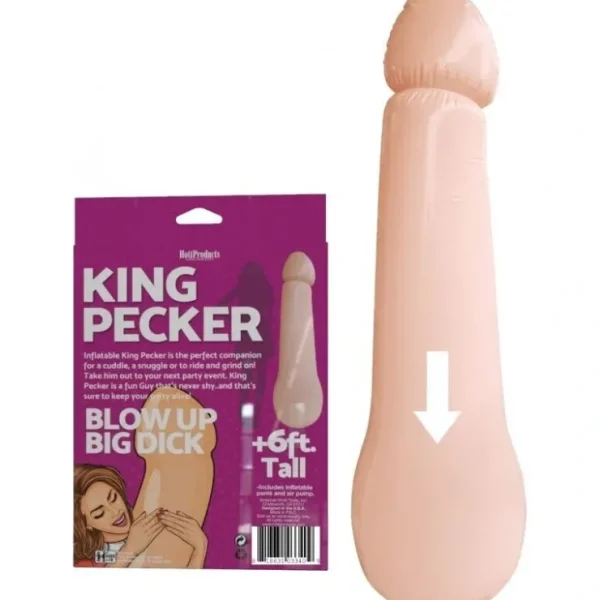 Cheap King Pecker 6 Ft Giant Inflatable Blow Up Willy Bachelorette Hen Adult Party NEW - Miniature Marvels: Airplane Models & Painted Dice Egpull