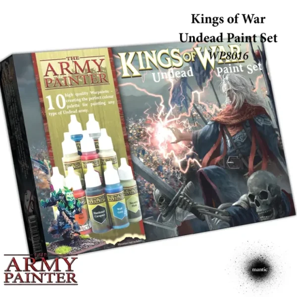 Flash Sale Kings of War - Undead Paint Set (10): License Warpaints TAP WP8016 - Miniature Marvels: Airplane Models & Painted Dice Paint