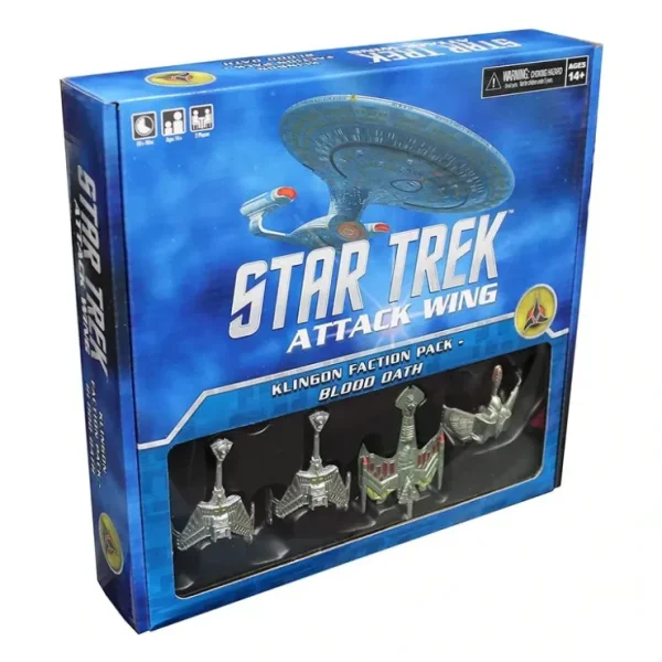 Online Klingon Faction Pack - Blood Oath: Star Trek Attack Wing WZK 73305 - Miniature Marvels: Airplane Models & Painted Dice Miniature