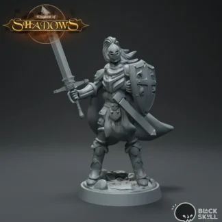 Online Knight Galahad With Shield - Miniature Marvels: Airplane Models & Painted Dice Miniature