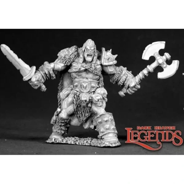 Cheap Kord The Destroyer, Barbarian: Dark Heaven Legends RPR 03309 - Miniature Marvels: Airplane Models & Painted Dice Miniature