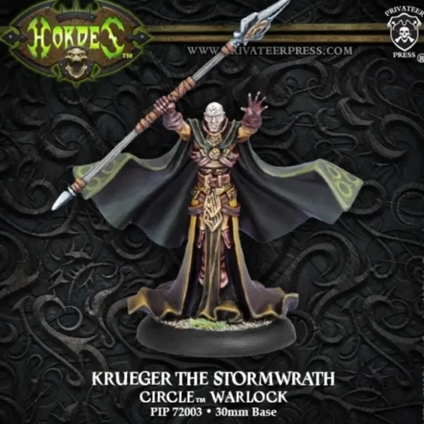 Best Sale Krueger the Stormwrath: Circle Orboros - Warlock PIP 72003 - Miniature Marvels: Airplane Models & Painted Dice Miniature