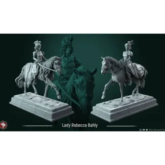 Best Lady Rebecca, 32mm - Miniature Marvels: Airplane Models & Painted Dice Miniature