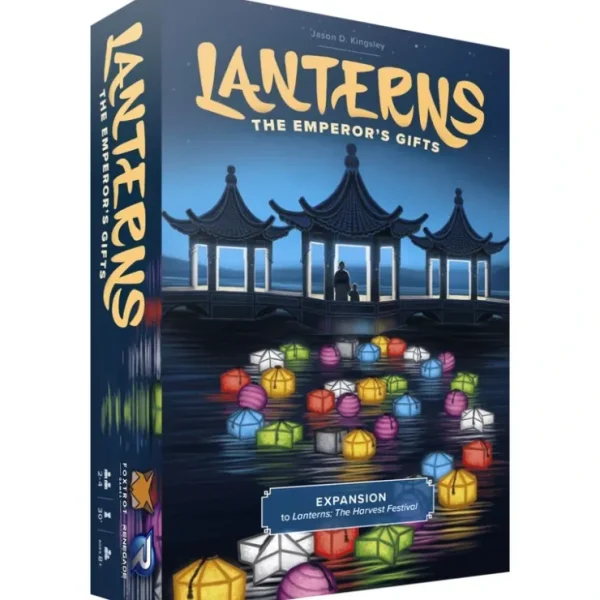 Outlet Lanterns: The Emperor's Gifts Expansion RGS 00558 - Miniature Marvels: Airplane Models & Painted Dice Board Game
