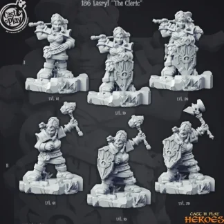 Discount Lasryl "The Cleric" - Miniature Marvels: Airplane Models & Painted Dice Miniature