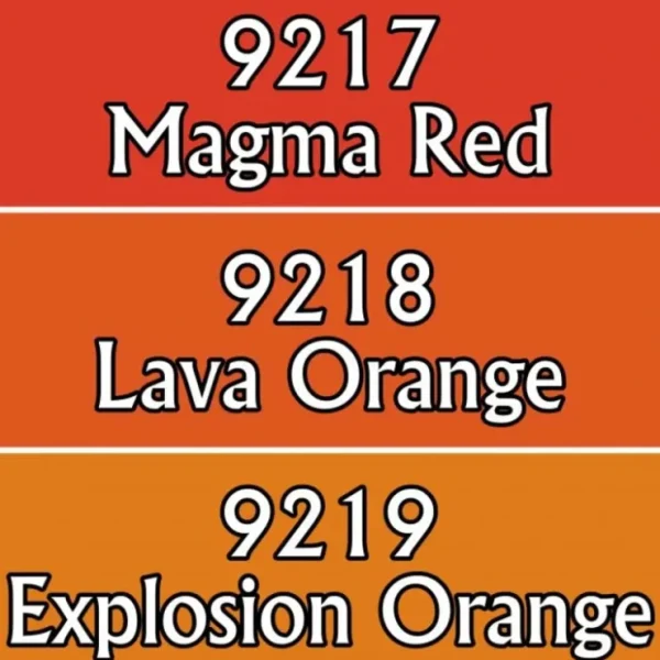 Outlet Lava Colors: MSP Triads RPR 09773 - Miniature Marvels: Airplane Models & Painted Dice Paint