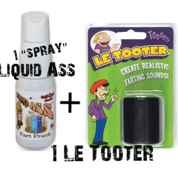 Clearance LE TOOTER - fart machine Pooter + 1 LIQUID ASS SPRAY - Miniature Marvels: Airplane Models & Painted Dice Egpull