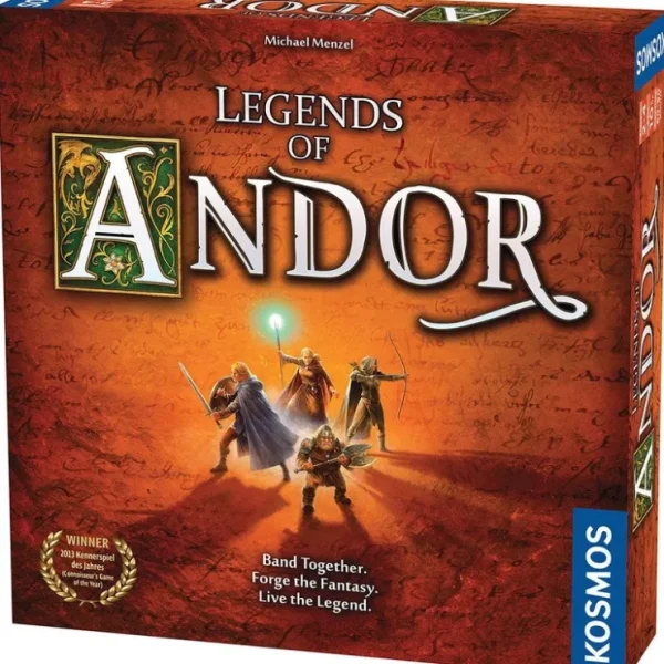 Online Legends of Andor (Base Game) TAK 691745 - Miniature Marvels: Airplane Models & Painted Dice Board Game