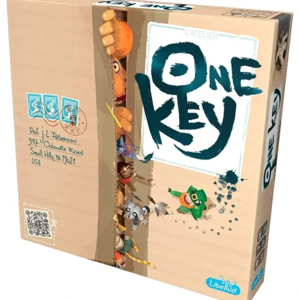 Clearance Libellud: The One Key ASM KEY01 - Miniature Marvels: Airplane Models & Painted Dice Board Game