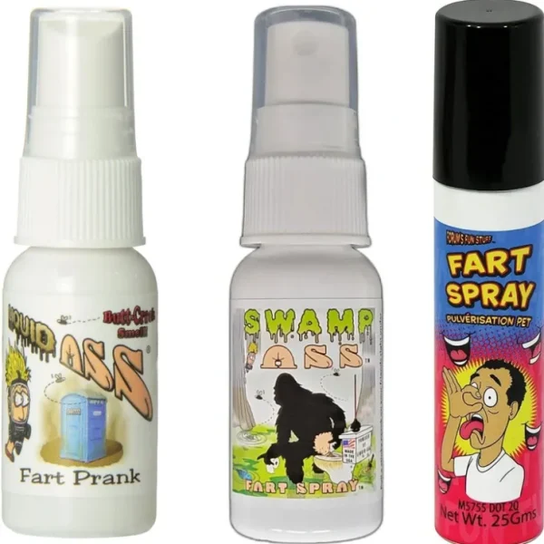 Best 1 Liquid Ass + 1 Swamp Ass + 1 Fart Spray - Stink Gag Prank Joke ~ COMBO SET - Miniature Marvels: Airplane Models & Painted Dice Egpull