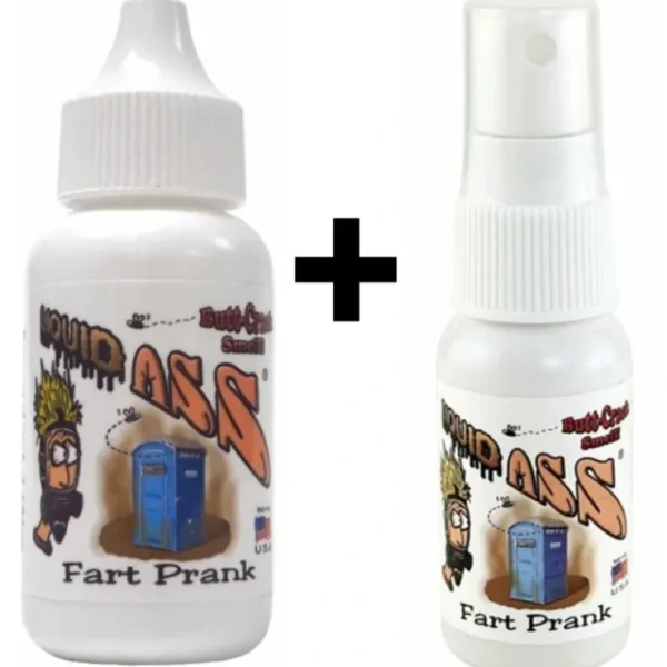 Best Sale 1 Liquid Ass Mister Spray + 1 Liquid Ass Streamer Tip ~ COMBO ~ GaG Prank Joke - Miniature Marvels: Airplane Models & Painted Dice Egpull