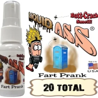 Best Sale 20 LIQUID ASS "Spray Top" Stink Bomb Fart Crap Nasty ass odor gag - wholesale - Miniature Marvels: Airplane Models & Painted Dice Egpull