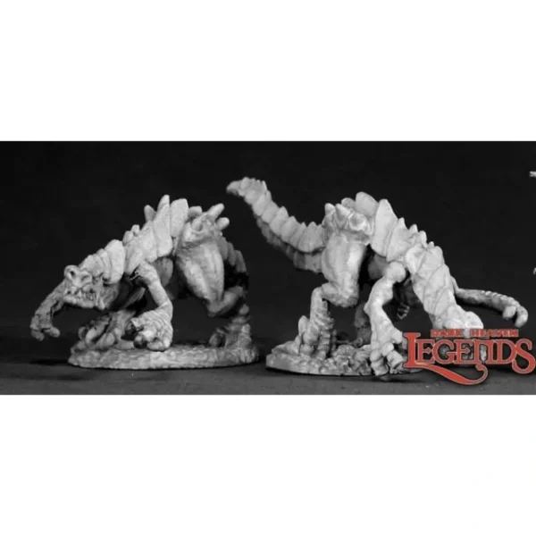 Fashion Lizard Hunting Pack: Dark Heaven Legends RPR 02331 - Miniature Marvels: Airplane Models & Painted Dice Miniature