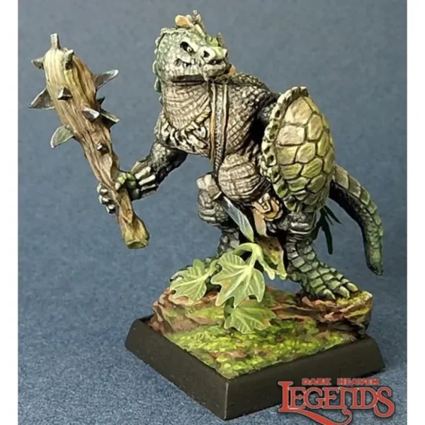 Discount Lizardman w/ Club & Shield: Dark Heaven Legends RPR 03705 - Miniature Marvels: Airplane Models & Painted Dice Miniature