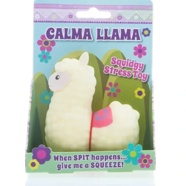 Sale LLAMA Squishy Fidget Stress Squish Toy ~ " When Spit Happens give a Squeeze " - Miniature Marvels: Airplane Models & Painted Dice Egpull