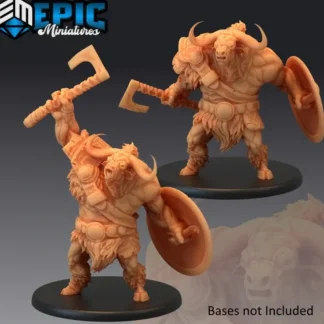 Fashion Longhorn Minotaurs - Miniature Marvels: Airplane Models & Painted Dice Miniature