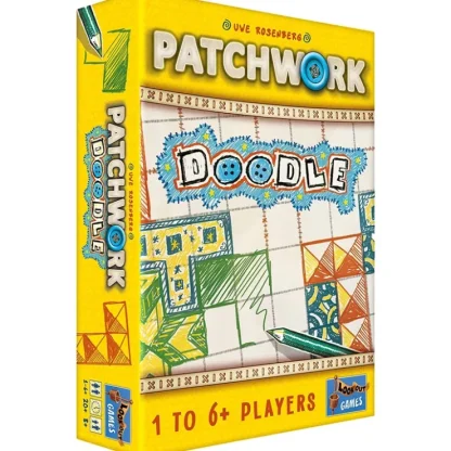 Cheap Lookout Games: Patchwork Doodle LKG LK0107 - Miniature Marvels: Airplane Models & Painted Dice Board Game