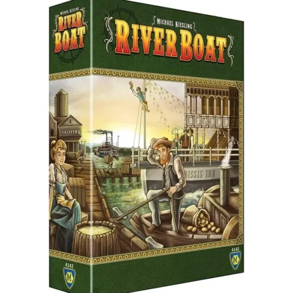 Flash Sale Lookout Games: Riverboat LKG LK3526 - Miniature Marvels: Airplane Models & Painted Dice Board Game