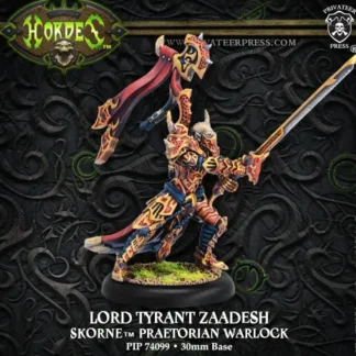 Cheap Lord Tyrant Zaadesh: Skorne - Warlock PIP 74099 - Miniature Marvels: Airplane Models & Painted Dice Miniature