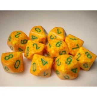 Clearance Lotus: Speckled d10 Dice Set (10's) CHX 25112 - Miniature Marvels: Airplane Models & Painted Dice Dice