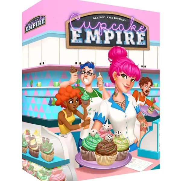 Flash Sale Ludonova: Cupcake Empire ASM LDNV03 - Miniature Marvels: Airplane Models & Painted Dice Board Game