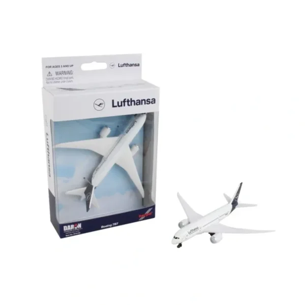 Lufthansa 787 Single Plane - Miniature Marvels: Airplane Models & Painted Dice* Airplane Model