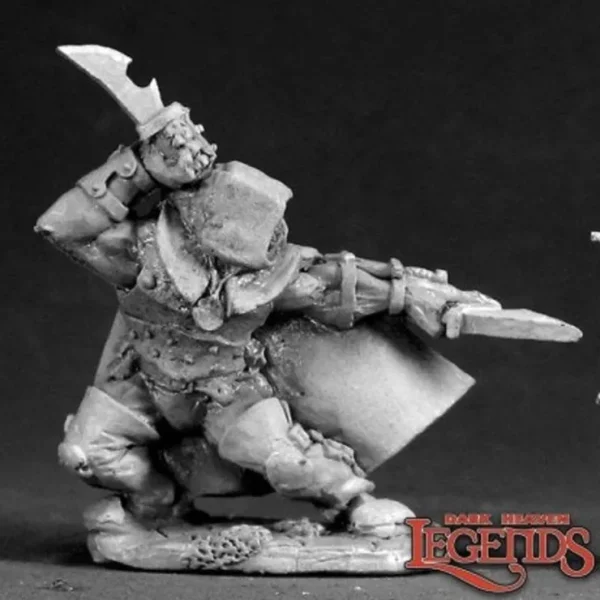 Online Mag Blackscar, 1/2 Orc: Dark Heaven Legends RPR 03070 - Miniature Marvels: Airplane Models & Painted Dice Miniature