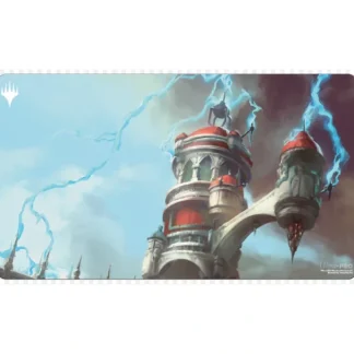 Sale Magic the Gathering CCG: Ravnica Remastered Playmat from the Izzet League - Miniature Marvels: Airplane Models & Painted Dice Accessories