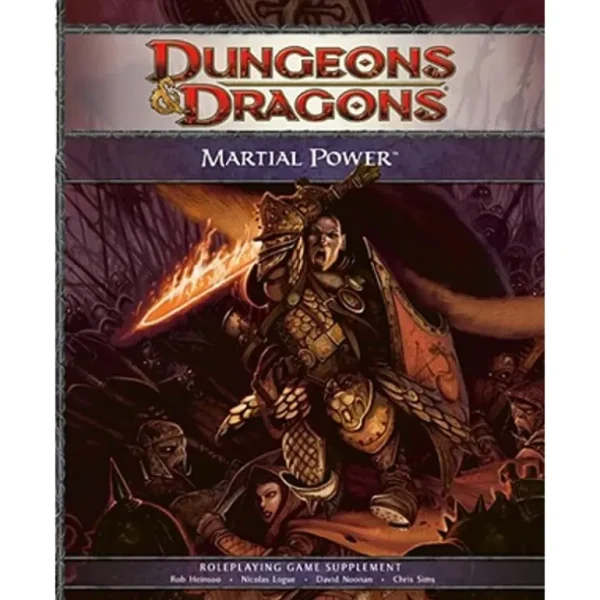 4.0 Martial Power: Options for Fighters, Rangers, Rogues and Warlords - Miniature Marvels: Airplane Models & Painted Dice* Shop All