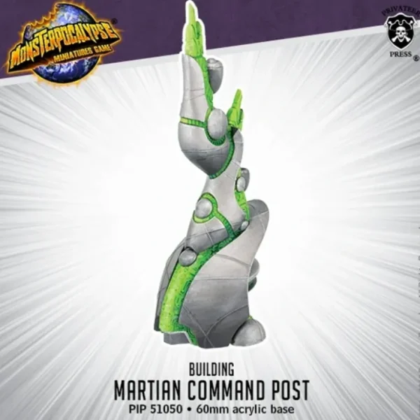 Store Martian Command Post: Monsterpocalypse - Building PIP 51050 - Miniature Marvels: Airplane Models & Painted Dice Miniature