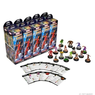 Clearance Marvel HeroClix: Avengers Forever Booster Brick (10) WZK 84855 - Miniature Marvels: Airplane Models & Painted Dice Miniature
