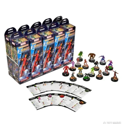 Clearance Marvel HeroClix: Avengers Forever Booster Brick (10) WZK 84855 - Miniature Marvels: Airplane Models & Painted Dice Miniature
