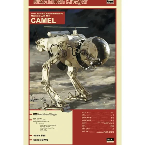 1/20 Maschinen Krieger Ma.K. Luna Tactical Reconnaissance Machine Lum-168 Camel MK06 LTG HSGWA-64006 - Miniature Marvels: Airplane Models & Painted Dice* Shop All