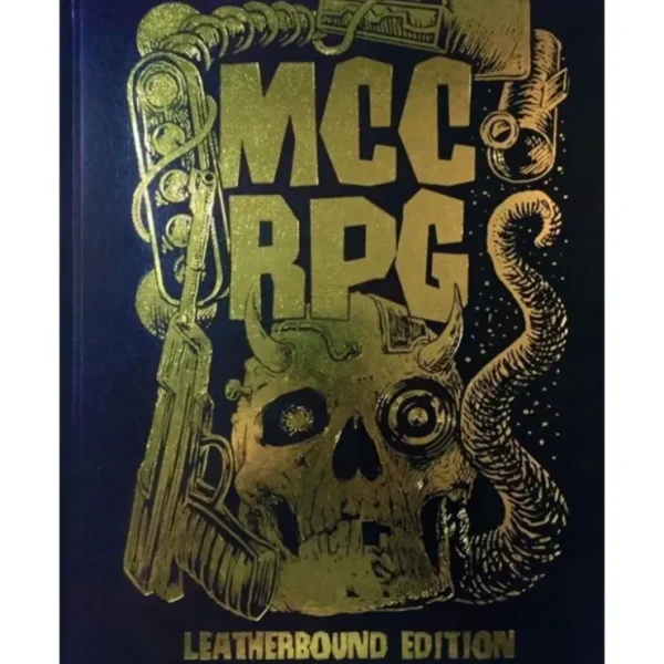 Sale MCC RPG: Leatherbound Edition GMG 6200L - Miniature Marvels: Airplane Models & Painted Dice Role-playing Game