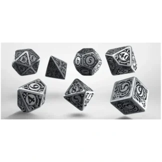Outlet Metal Steampunk Dice Set (7) QWS SMST35 - Miniature Marvels: Airplane Models & Painted Dice Dice