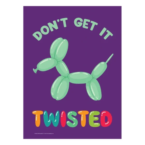 Shop Metal Tin Sign "Don't Get It Twisted" Funny Bedroom Office Home Wall Decor #H-11 - Miniature Marvels: Airplane Models & Painted Dice Egpull