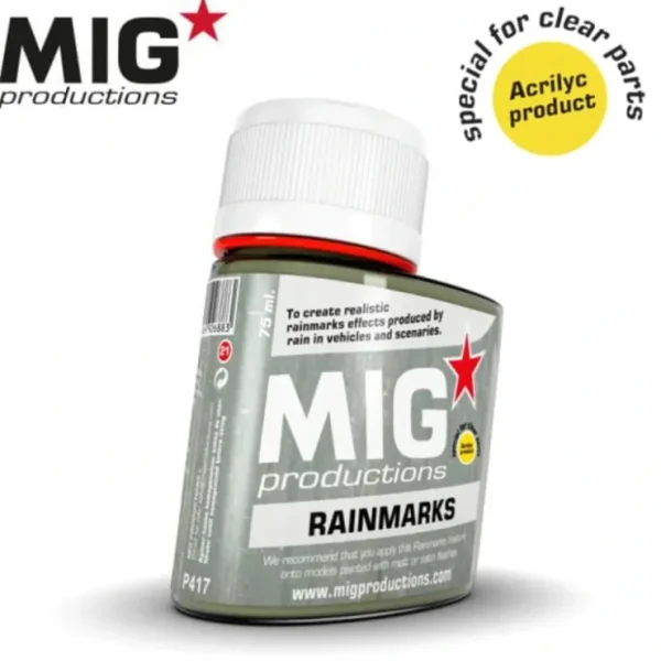 Shop MIG Productions: Rainmarks 75ml LTG AK-P417 - Miniature Marvels: Airplane Models & Painted Dice Paint