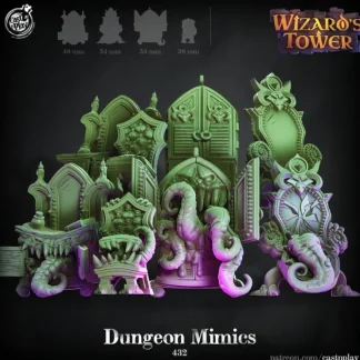 Shop Mimics - Miniature Marvels: Airplane Models & Painted Dice Miniature