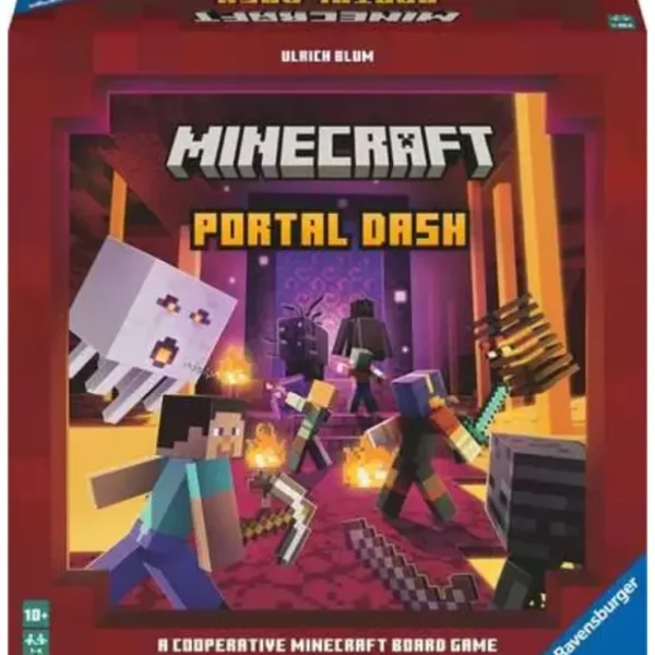 Sale Minecraft: Portal Dash RVN 27462 - Miniature Marvels: Airplane Models & Painted Dice Board Game