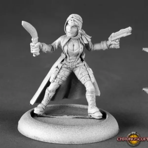 Fashion Mira, Post-Apocalyptic Heroine: Chronoscope RPR 50133 - Miniature Marvels: Airplane Models & Painted Dice Miniature