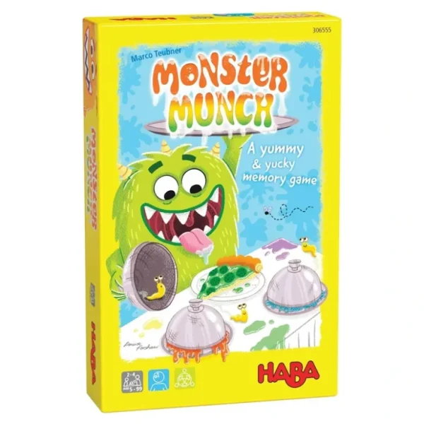 Discount Monster Munch Memory Game HAB 306555 - Miniature Marvels: Airplane Models & Painted Dice Board Game