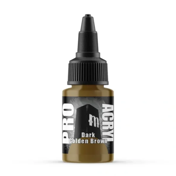 Fashion Monument Hobbies Pro Acryl Standard Dark Golden Brown 22ml - Miniature Marvels: Airplane Models & Painted Dice Paint
