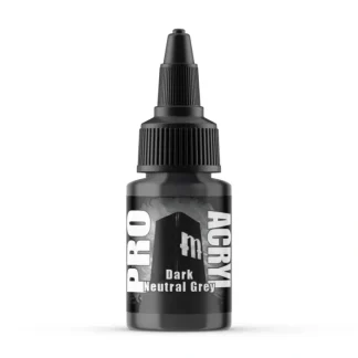 Sale Monument Hobbies Pro Acryl Standard Dark Neutral Grey 22ml - Miniature Marvels: Airplane Models & Painted Dice Paint